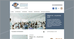 Desktop Screenshot of divulgacioninnovadora.com